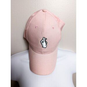 Snaps Pink Baseball Cap Dad Hat